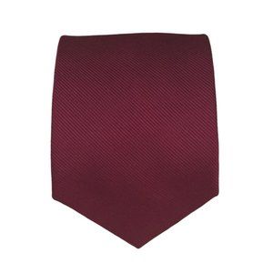 GIORGIO REDAELLI Solid Red Silk Tie ITALY 60"/ 3.7" EC